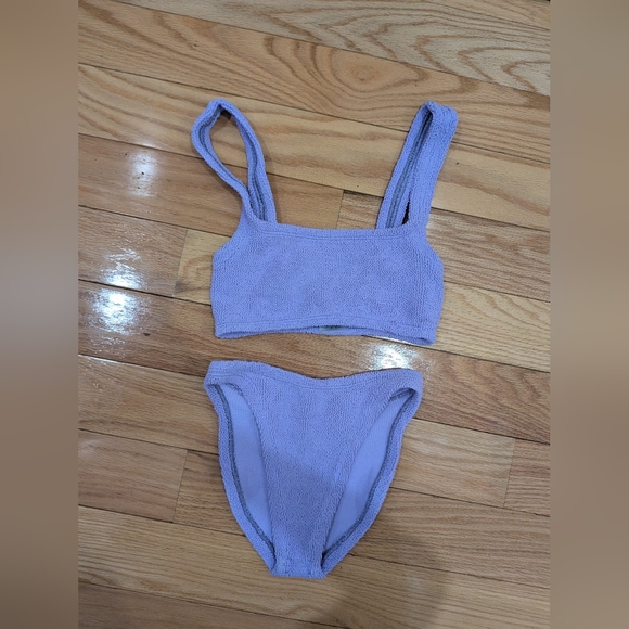 NWOT HUNZA G XANDRA BIKINI IN LILAC - Picture 6 of 6